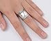 Sterling Silver Wide Milgrain Swirl Bali Ring 10mm (Size 6 - 10)