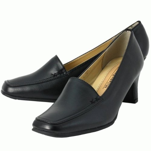 定番 シンプル ローファー風フォーマルパンプス[CODE:0016936]