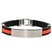 Stainless Steel And Rubber Bracelet by Bucasi