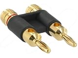 2 Pairs of Atlona Dual Banana Plug ( Black )