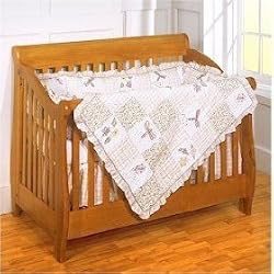 Baby Crib Bedding Set - 4 Piece Bedding Set - Bloomsberry Crib Set - Free Shipping