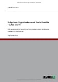  Subprime, Hypotheken...