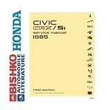 1985 HONDA CIVIC SI CRX Shop Service Repair Manual CD by Honda