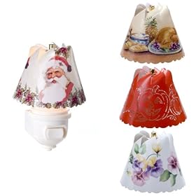 Spin Shades 24624 Holidays Nightlight with Four Revolving Seasonal Shades