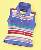Ralph Lauren - Polo by Ralph Lauren Baby Girl Sleeveless Striped Polo