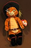 Original Ty Beanie Babies - Plush PUSS IN BOOTS Bean Bag Doll - Shrek the Third