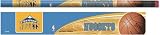 NBA Denver Nuggets Pencils, Set of 24 with Basketball Team Name, Logo and Colors.