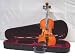 Crystalcello MV400 Ebony 3/4 Size Violin with Carrying Case + Bow + Accessories