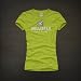 ニューヨーク 直輸入 Hollister(ホリスター)レディース オリジナルスポーツキャラクター Tシャツ New Jetty (US SIZE) (XS, Green マラソン)