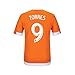MLS Houston Dynamo Erick Torres #9 Boys Replica Short Sleeve Player Jersey, Orange, Large