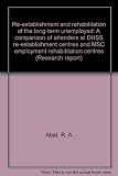 Re-establishment and rehabilitation of the long-term unemployed : a comparison of attenders at DHSS re-establishment centres and MSC employment rehabilitation centres