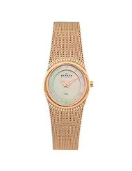 Skagen Womens 686XSRR Crystal Accented Mesh Watch