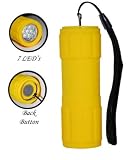 Waterproof Shock resistant 7 LED Flashlight (#FL3031WSY)