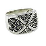 Sterling Silver Marcasite Ring