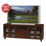 70 Shaker TV Stand in Dark Cherry