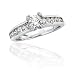 14K White Gold 1 ct. Diamond Engagement Ring