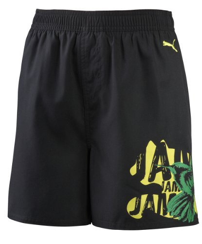 PUMA Boys Beach Shorts, black, 140, 556683 02
