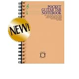(PGT-42555-W) Pocket Guitar Tab Notebook, 4.25"x5.5", 200 pages, WHITE, GUITAR TAB WITH SPACE FOR LYRICS (GUITAR SONGWRITER'S SERIES)