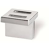 Siro Designs 84-100 Milan 30MM Square Knob - Bright Chrome