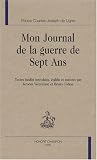 Mon Journal de la guerre de Sept Ans