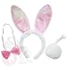 Bunnyset Hasenset Hase Bunny Ohren - 3-teilig