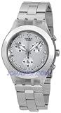 Swatch Diaphane Chronograph Blooded Silver Mens Watch SVCK4038G