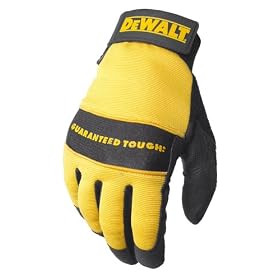 Click here to buy Dewalt DPG20XL All Purpose Synthetic Leather Palm Spandex Back Velcro Wrist Work Glove,... by DeWalt.
