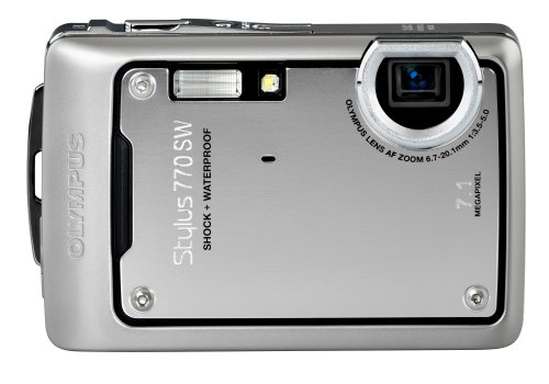Childrens Toyshop  Electronics : Olympus Stylus 770SW 7.1MP Digital Camera with 3x Optical Zoom (Silver)