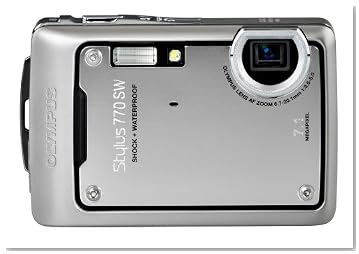Olympus Stylus 770SW 7.1MP Digital Camera with 3x Optical Zoom (Silver)