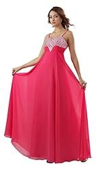Acrylic/Charmeuse/Chiffon Sleeveless Spaghetti Strap Evening Dress 