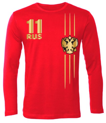 FUSSBALL EM 2016 – RUSSLAND FANSHIRT 4312(HL-R) Gr. S