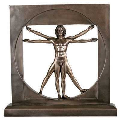 Vitruvian Man - Da Vinci Collectible Figurine Statue Sculpture Figure