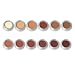 Lidschatten - Rouge, 12-Farben-Palette, RH, von Grimas