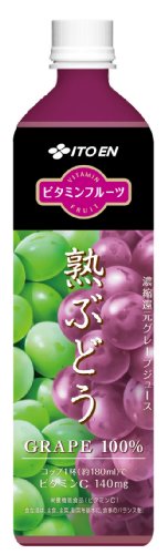 (お徳用ボックス) ビタミンフルーツ 熟ぶどう 930g×12本