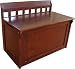 Delta Classic Wooden Toy Box, Black Cherry