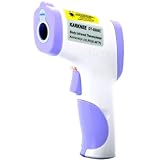 非接触電子体温計DT8806Cパープル 瞬間1秒計測！触れずに検温！高性能、高精度なのに簡単！【電池なし】【輸入品】【簡易日本語説明書付き】