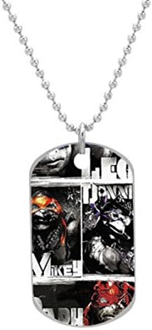 Teenage Mutant Ninja Turtles Names Custom OvaL Dog Tag (Large Size) Pet Tag Cat Animal Tag