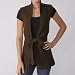 Ci Sono by Adi Juniors Marled Sweater Sleeveless Vest