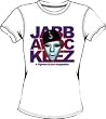 Jabbawockeez Dance Stack Face Hat Logo White Juniors/Ladies T-shirt Tee