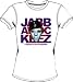 Jabbawockeez Dance Stack Face Hat Logo White Juniors/Ladies T-shirt Tee