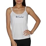 Womens NFL Dallas Cowboys Soft & Comfortable Camisole / Summer Tank Top - White (Size: L)