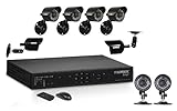 Lorex LH326501C8 Edge + 16-Channel 500GB DVR with 8 Weatherproof Night Visi ....