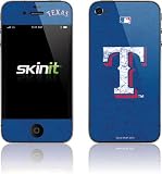 Skinit Texas Rangers - Solid Distressed Vinyl Skin for Apple iPhone 4 / 4S
