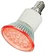 LED Strahler, (LED Beleuchtung), Best&uuml;ckt mit 24 superhellen LED&acute;s LED SPL E14 rot 24 LEDs 150 LUX