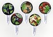 Ben 10 Cupcake Picks - 12 count