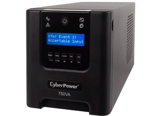 CyberPower PR750LCD Smart App Sinewave 750VA 525W Mini-Tower LCD UPS