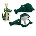 Alligator Crystal Necklace With Velour Hinged Gift Box