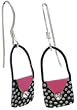 Adorable Polkadot Purse Handbag Earrings - 925 Sterling Silver Earwires By Sienna Sky
