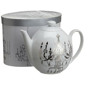 Rosanna Platinum Chandeliers Teapot, Gift-boxed by Rosanna