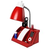 iHome Colortunes Desk Organizer Lamp and iPod Player, Red